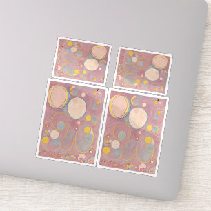 Sticker Hilma Af Klint, Le Dix Plus Grand No8, Art Abstrai