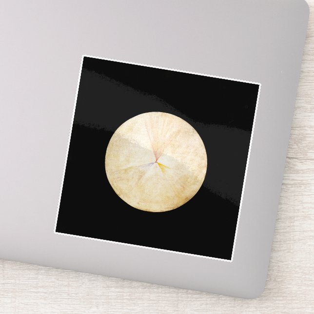 Sticker Hilma Af Klint, Le Swan No.14, Art Abstrait (Détail)