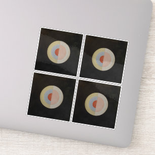 Sticker Hilma Af Klint, Le Swan No.16, Art Abstrait