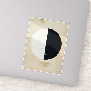 Sticker Hilma Af Klint, Point de vue de Bouddha, Art Abstr