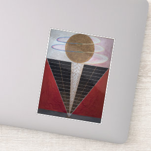 Sticker Hilma Af Klint, Retable n° 2, Art Abstrait