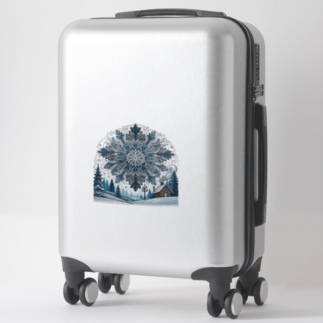 Sticker hiver (Sur valise)