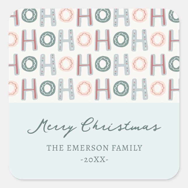 Sticker Ho Ho Ho (Devant)