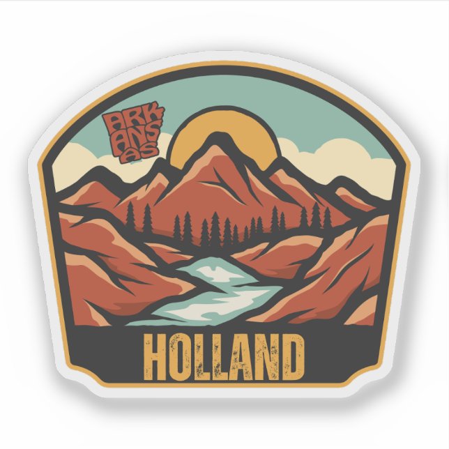 Sticker Holland, Arkansas  (Devant)