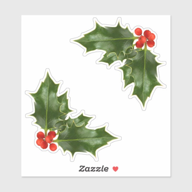 Sticker Holly Corners (Feuille)