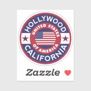 Sticker HOLLYWOOD, Californie