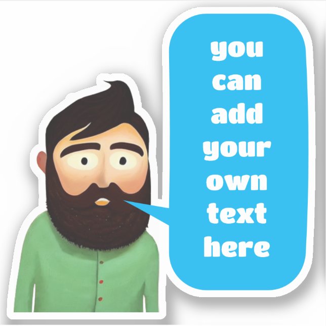 Sticker Homme à poil (Devant)