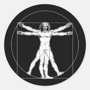 Sticker Homme Da Vinci Vitruvian