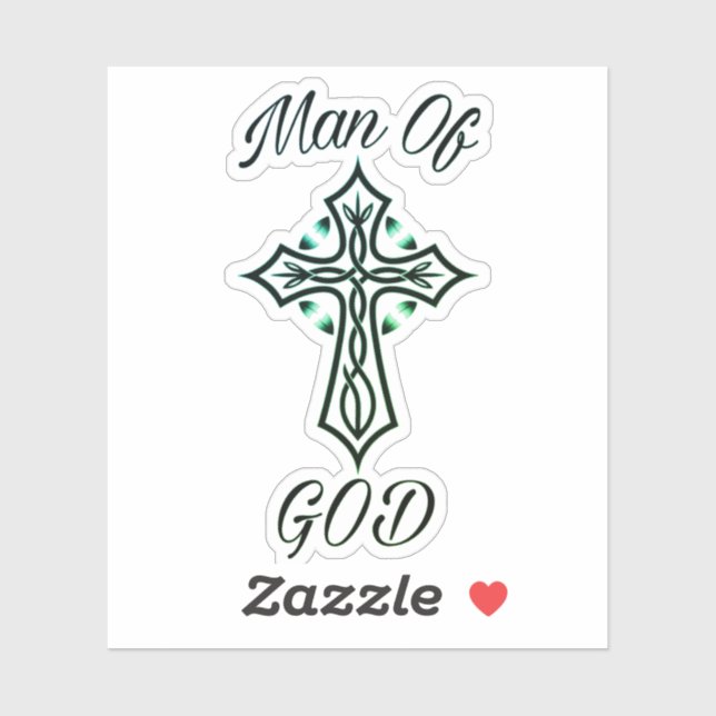 Sticker Homme de Dieu (Feuille)