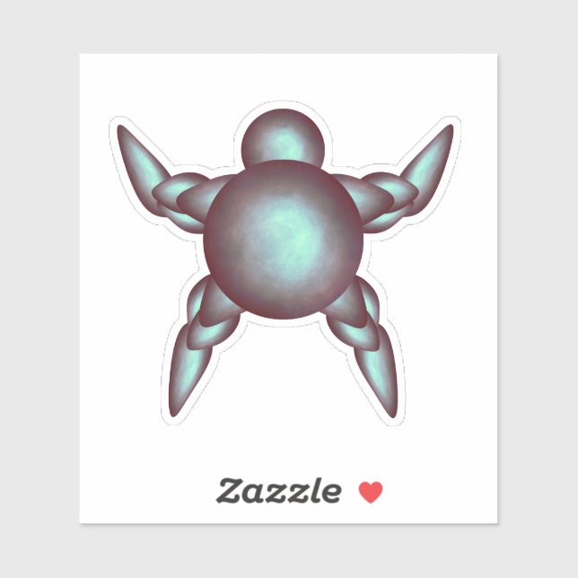 Sticker Homme de fer (Feuille)