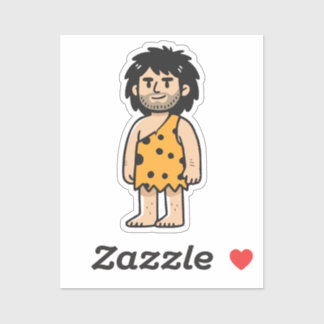 Sticker homme de la grotte de Throk