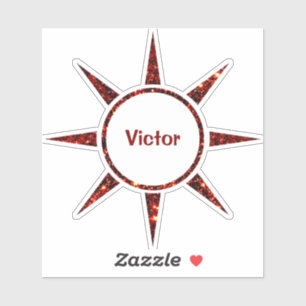 Sticker Homme social personnalisé