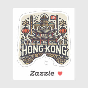 Sticker Hong Kong