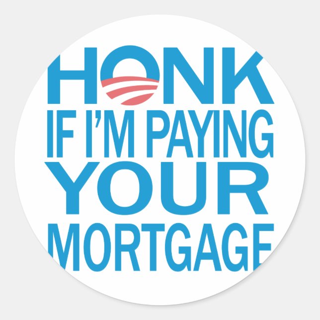 Sticker Honk AntiObama (Devant)