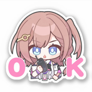 Sticker Honkai Star Rail Chibi Asta