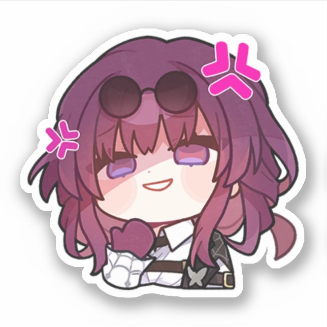 Sticker Honkai Star Rail Chibi Kafka (Devant)