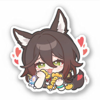 Sticker Honkai Star Rail Chibi Tingyun