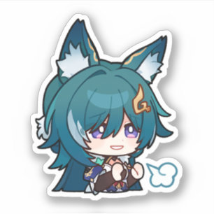 Sticker Honkai Star Rail Chibi Yukong