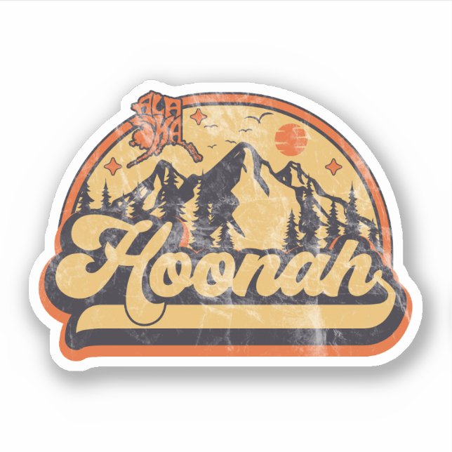 Sticker Hoonah, Alaska (Devant)