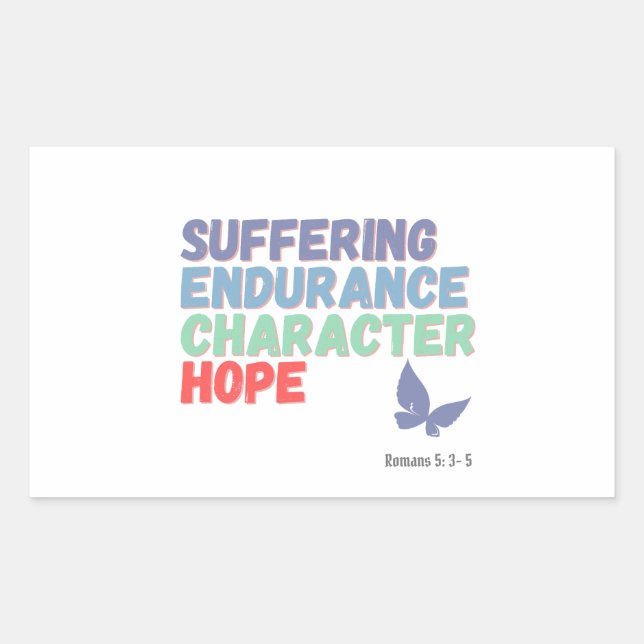Sticker Hope de personnage endurcissant (Devant)