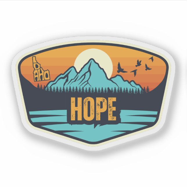 Sticker Hope, Idaho (Devant)