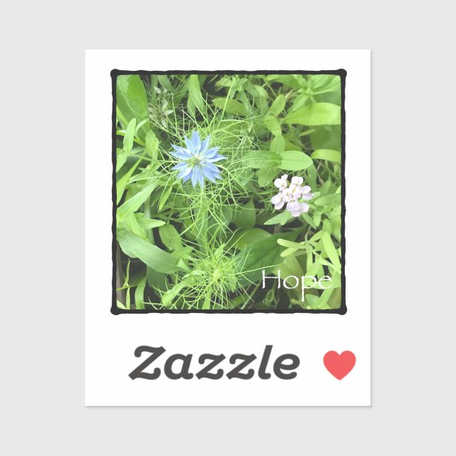Sticker Hope Tiny 2 x 2 Vinyl (Feuille)