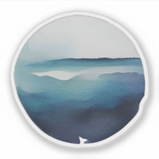 Sticker Horizon Ocean Mist