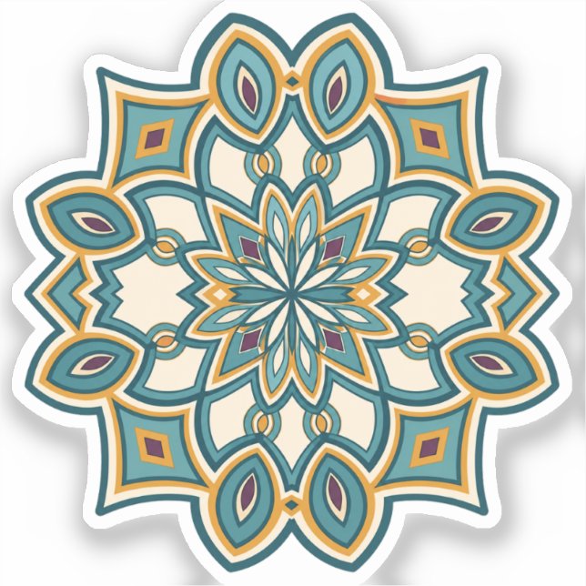 Sticker Horizon Turquoise (Recto)