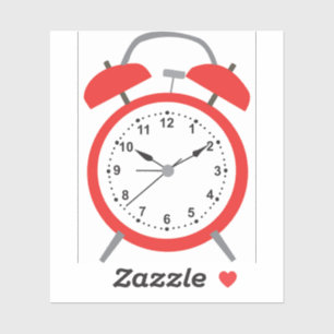 Sticker Horloge d'alarme