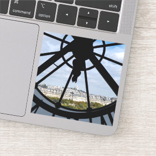 Sticker Horloge géante en verre au Musée d'Orsay - Paris