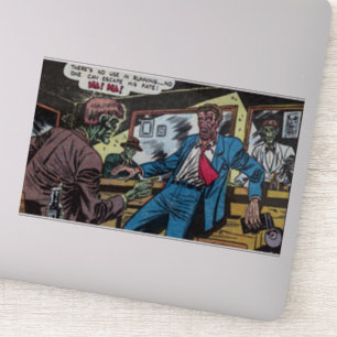 Sticker Horreur BD vintage les années 70 classique et ré