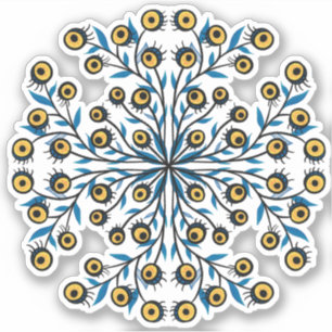 Sticker Horreur étrange Créature Goth Imaginaire Art avec 