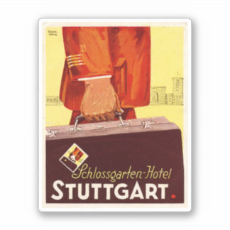 Sticker Hotel Schlossgarten Stuttgard Allemagne