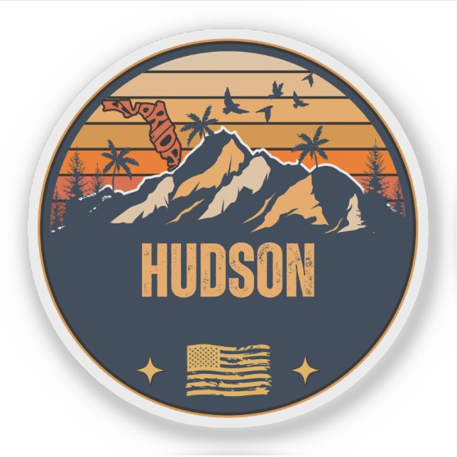 Sticker Hudson, Floride (Devant)