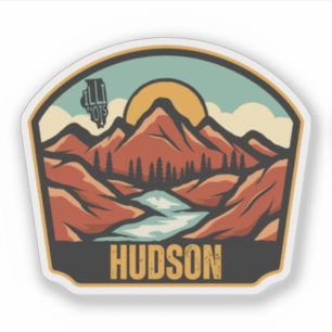 Sticker Hudson, Illinois 