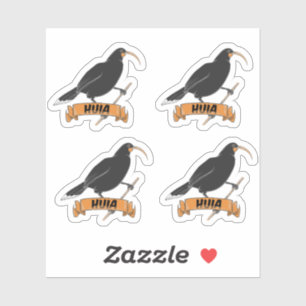 Sticker Huia New Zealand Bird