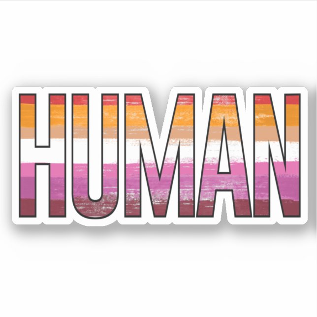 Sticker Humain lesbienne (Devant)