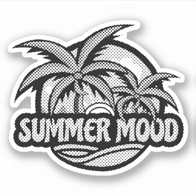 Sticker Humeur d'été (Devant)