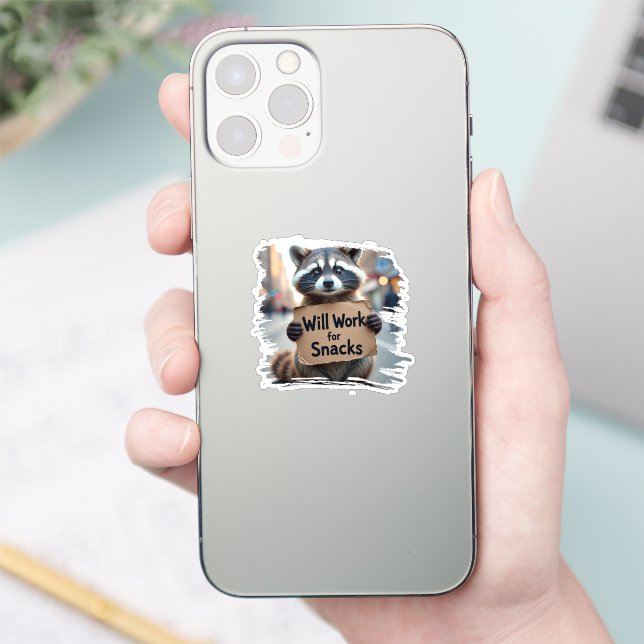 Sticker humour de beau design (Téléphone)
