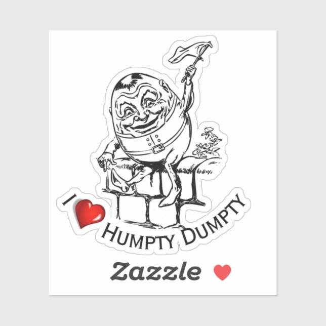 Sticker Humpty Dumpty (Feuille)