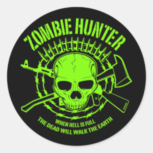 Sticker Hunter Zombie