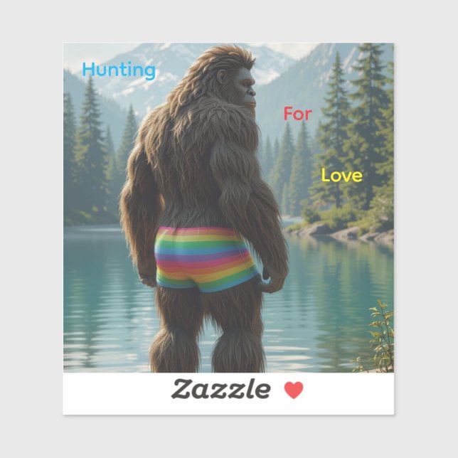 Sticker Hunting for love (Feuille)