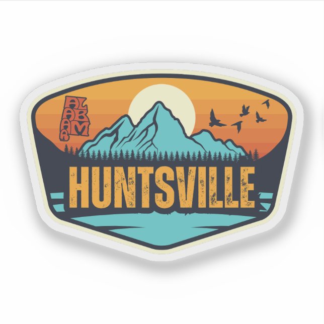 Sticker Huntsville, Alabama (Devant)