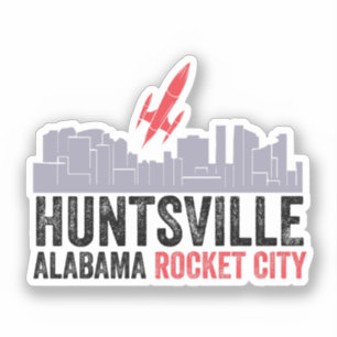 Sticker Huntsville Alabama Rocket City