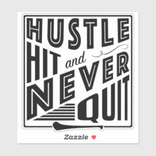 Sticker Hurler, Hustle Hit & Never Quit, GAA Jeux Gaelic