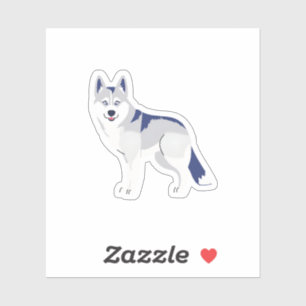 Sticker Husky
