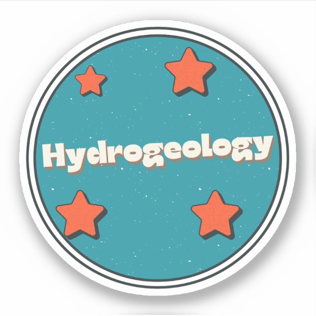 Sticker Hydrogéologie (Devant)