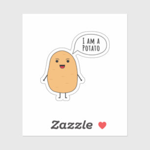 Sticker I a potato