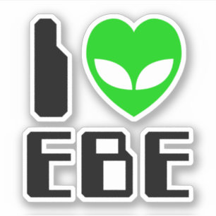 Sticker I Alien Heart EBE