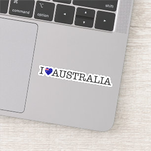 Sticker I Love Australia